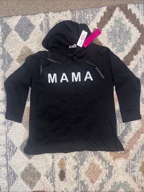 Times Two Maternity “MAMA" Hoodie Pullover